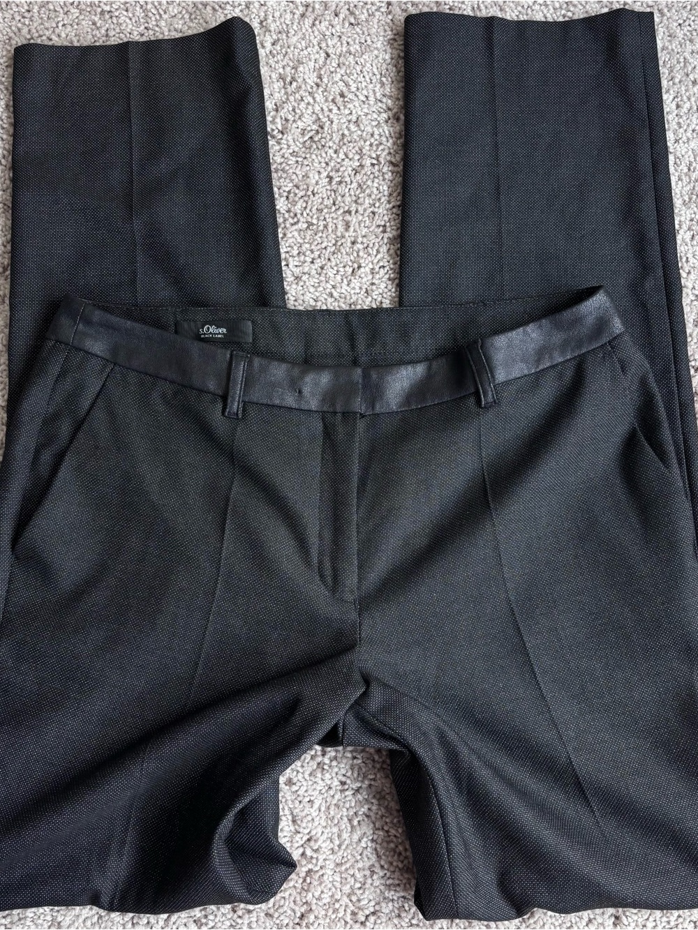 s.Oliver Black Women's Dress Trousers